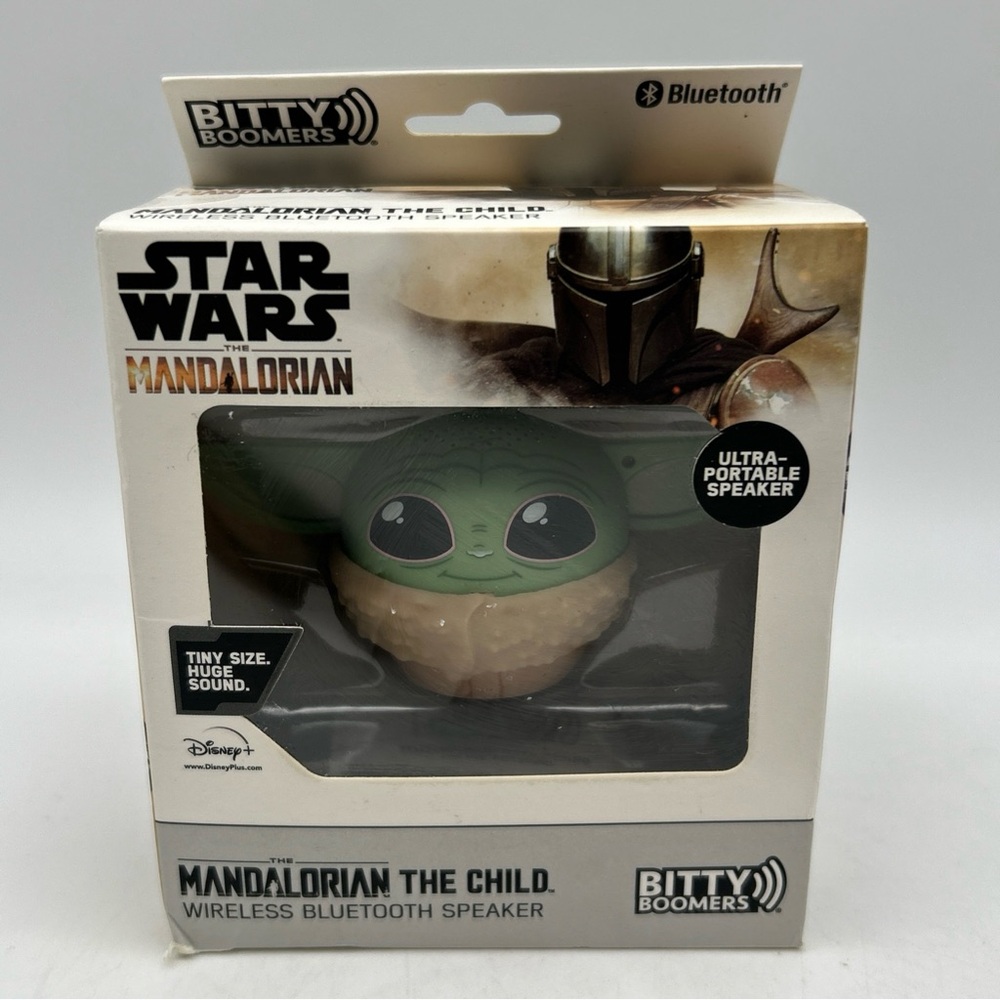 Bitty Boomers Star Wars Grogu Baby Yoda The Mandalorian Bluetooth Speaker